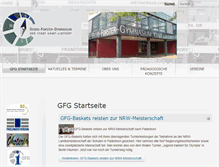 Tablet Screenshot of gymnasium-kamp-lintfort.de